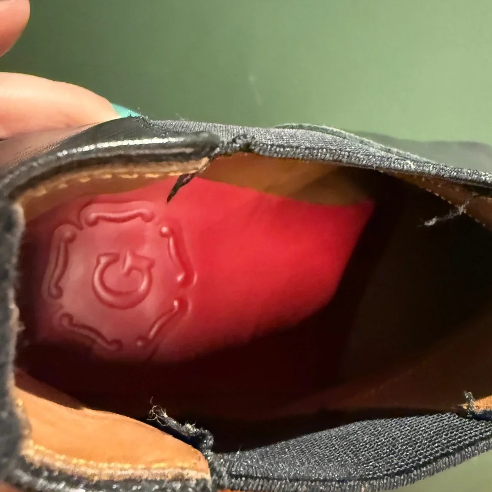 Grenson black leather chelsea boots New UK 5.5 US 7.5 (women’s) - Picture 6 of 8